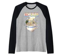 Japanese Retro 90s Mecha Warrior Meka Roboto Ukiyo-E Ramen Camiseta Manga Raglan