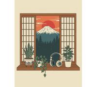 Japanese Retro Style Notebook: for plant lovers