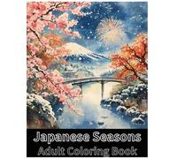 Japanese Seasons Adult Mandala Coloring Book: A Mindful Journey Through the Year