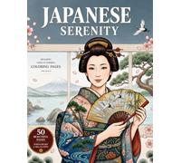 Japanese Serenity: Relaxing Ukiyo-e Inspired Coloring Pages for Adults