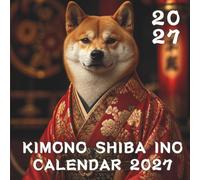Japanese Shiba Inu Calendar 2027: Kimono Style and Feline Japanese Charm