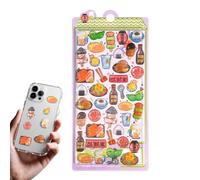 Japanese Stickers - 3D Anime Art Decals, Mini Cartoon Mobile Laptop and Phone Decoration, Creative Crafting Accessories, Ideal for Journals Kids Teachers Party Home Projects