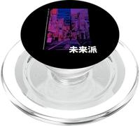 Japanese Street Cyberpunk Tokio Estética PopSockets PopGrip para MagSafe