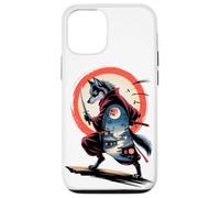 Japanese Style Art Lobo Samurái Lobos Carcasa para iPhone 12/12 Pro