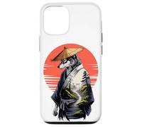 Japanese Style Art Ronin Lobo Samurái Lobos Carcasa para iPhone 12/12 Pro