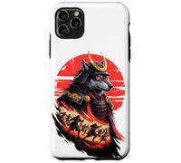 Japanese Style Art Samurái Guerrero Lobo Lobos Carcasa para iPhone 11 Pro Max