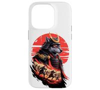 Japanese Style Art Samurái Guerrero Lobo Lobos Carcasa para iPhone 14 Pro