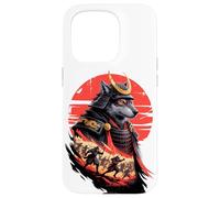 Japanese Style Art Samurái Guerrero Lobo Lobos Carcasa para iPhone 15 Pro