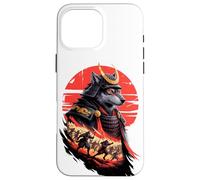 Japanese Style Art Samurái Guerrero Lobo Lobos Carcasa para iPhone 16 Pro Max