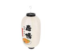 Japanese Style Hanging Lantern Traditional Silk Lanterns Party Favor White Iron Decorative 1 Piece