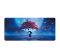 Japanese Style Large Anime Mouse Pad Custom XXL Extended Keyboard Pad Non-Slip Mouse Pad for Office and Home
