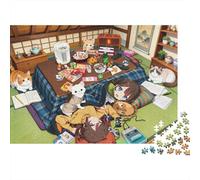 Japanese Style Puzzle for Chico & Chica 1000 Piezas Recyclable Maximalism Puzzle Divertido and Challenging Juego Familiar Excelente Idea de Regalo for Boy & Girl‘s Birthday 52x38cm/1000Ps