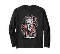 Japanese Style Scottish Fold Tattooed Coupari Tattoo Manga Larga