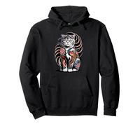 Japanese Style Scottish Fold Tattooed Coupari Tattoo Sudadera con Capucha