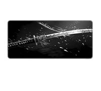 Japanese Style XXL Anime Mouse Pad Gaming Mouse Mat with Rubber Base Non-Slip Textured Surface Ideal for Computer and PC Size