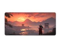 Japanese Style XXL Anime Mouse Pad Gaming Mouse Mat with Rubber Base Non-Slip Textured Surface Ideal for Computer and PC Size