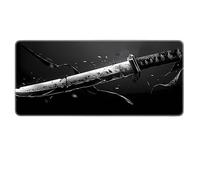 Japanese Style XXL Anime Mouse Pad Gaming Mouse Mat with Rubber Base Non-Slip Textured Surface Ideal for Computer and PC Size