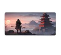 Japanese Style XXL Anime Mouse Pad Gaming Mouse Mat with Rubber Base Non-Slip Textured Surface Ideal for Computer and PC Size