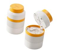 Japanese Styles - Divisor ligero para tabletas con hoja de acero inoxidable y estuche organizador para pastillas