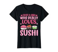 Japanese Sushi Lover - Just a Girl Who Really Loves Sushi Camiseta