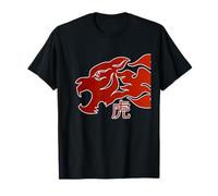 Japanese Tiger Red Flame Design For Men Year of The Tiger Camiseta