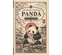 Japanese Vintage Panda Sketchbook: Blank Sketch Pad with Cherry Blossoms & Koi for Adults, Teens & Artists | 100 Cream Pages | 5.5 x 8.5 in for Drawing, Sketching & Doodling