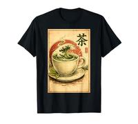 Japanese Vintage Tea Wave Art Retro Aesthetic Culture Camiseta