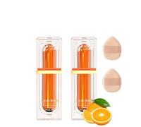 Japanese Vitamin C Makeup Tone Up Cream, Five Vitamin C Tone-Up Cream, Moisturizing Brightening Concealer Smooth ToneUp Creams, for All Skin Types (2 Pcs)