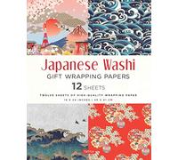 Japanese Washi Gift Wrapping Papers - 12 Sheets /anglais: 18 x 24 inch (45 x 61 cm) Wrapping Paper
