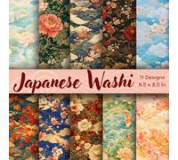 Japanese Washi Scrapbook Paper: 11 Double-Sided Perfect for Origami, Junk Journals and Ephemera, Decoupage Mixed Media Art, Collage, and More.