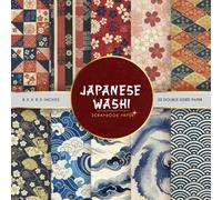 Japanese Washi Scrapbook Paper: Double-Sided Decorative Craft Papers for JunkJournals, Wrapping, Card Making, Mixed Media & More