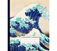 Japanese Wave Inspiration College Ruled Notebook: Featuring Katsushika Hokusai's The Great Wave off Kanagawa | 7.5 x 9.25 Inches | 120 Pages | A Perfect Gift for Artists and Japan Lovers