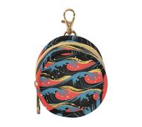 Japanese Waves - Funda para chupete de bebé, portátil, cartera, bolsa de almacenamiento para todo