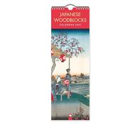 Japanese Woodblocks - Japanische Holzschnitte - Slimline-Kalender 2027 - Original Flame Tree Publishing-Kalender Slimeline [Kalender]