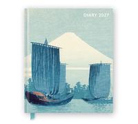 Japanese Woodblocks - Japanische Holzschnitte - Terminkalender 2027: Original Flame Tree Publishing Großer Tischkalender [Terminkalender]