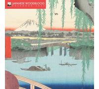 Japanese Woodblocks Mini Wall Calendar 2025 (Art Calendar)