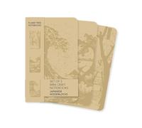 Japanese Woodblocks Set of 3 Mini Craft Notebooks (Mini Craft Notebook Collections)