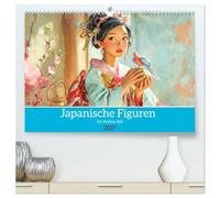 Japanische Figuren - Im Anime-Stil (hochwertiger Premium Wandkalender 2027 DIN A2 quer), Kunstdruck in Hochglanz: Eine japanische Anime Welt