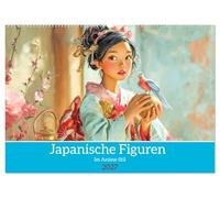 Japanische Figuren - Im Anime-Stil (Wandkalender 2027 DIN A2 quer), CALVENDO Monatskalender: Eine japanische Anime Welt