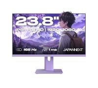 JapanNext Gaming Monitor 23.8" IPS Full HD (1920x1080) 165Hz 1ms Violeta Pastel | Altura e inclinación Ajustables (HSP) Altavoces Integrados G-Sync/FreeSync | JN-IPS238G165F-HSP-PP
