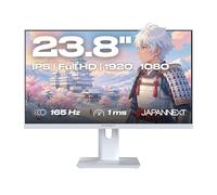 JapanNext Gaming Monitor 23.8" IPS Full HD (1920x1080) 165Hz 1ms Blanco | Altura e inclinación Ajustables (HSP) Altavoces Integrados G-Sync/FreeSync | JN-IPS238G165F-HSP-W
