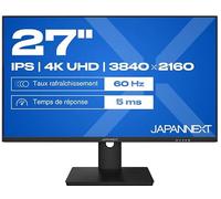 Monitor JAPANNEXT JN-IPS270UHD60F 27" UltraHD 4K 60Hz IPS HDR10 FreeSync Altura Ajustable