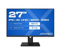JAPANNEXT JN-IPS270UHD60F Monitor Gaming 27" 4K UHD IPS HDR10 AMD FreeSync 60Hz 5ms 1300:1 Negro con Altavoces