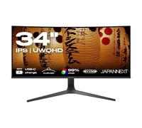 JAPANNEXT JN-IPSC34UWQHDR-C65W-H 34" LED IPS UltraWide QHD FreeSync Curva USB-C