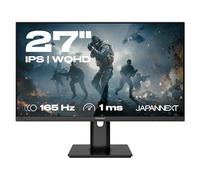 JAPANNEXT Monitor Gamer 27" IPS WQHD (2560x1440) 165hz 1ms | HDR | Altura e inclinación Ajustables (HSP) Altavoces Integrados | Flicker-Free G-Sync/FreeSync | Garantía 2 años | JN-27IPS165WQHDR-HSP