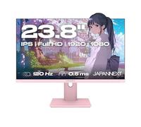 JapanNext Monitor Gaming 23.8" IPS 120Hz 0.5ms Rosa Pastel