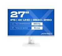 JAPANNEXT Monitor JN-IPS270UHD60F-C65W-HSP-W 4K UHD 27" IPS HDR10 AMD FreeSync 60 Hz 8 ms Blanco para Oficina