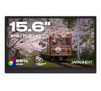 JapanNext Monitor Portátil 15.6" IPS Full HD (1920x1080) | Altavoces Integrados MiniHDMI(x1) USB-C(x1) Entrada Jack(x1) | G-Sync/FreeSync | JN-MD-i156F-LE