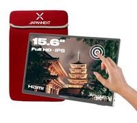JapanNext Monitor Portátil Táctil 15.6" IPS Full HD (1920x1080) | HDR | Altavoces Integrados HDMI(x1) USB-C(x2) Entrada Jack(x1) | G-Sync/FreeSync | Garantía de 2 años | JN-MD-i156FHDR-T