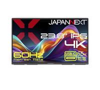JAPANNEXT - Pantalla PC portátil de 23,8" IPS 4K UHD (3840x2160) | HDR | Recarga vía USB-C(65W) Altavoces integrados | G-Sync/FreeSync | JN-MD-IPS238U-C6